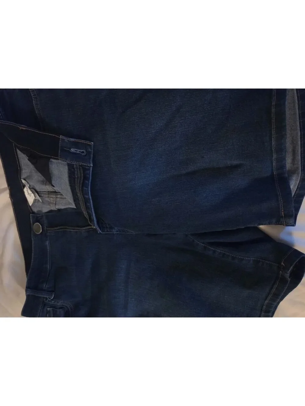 CJ Banks Women's Dark Blue Denim Shorts Size 16W